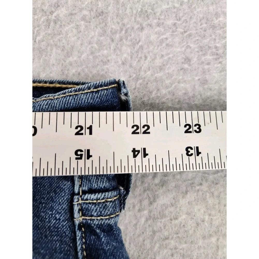 Levi Strauss Signature Men Relaxed Fit Cotton Denim Work Jeans 42x32 Medium Blue